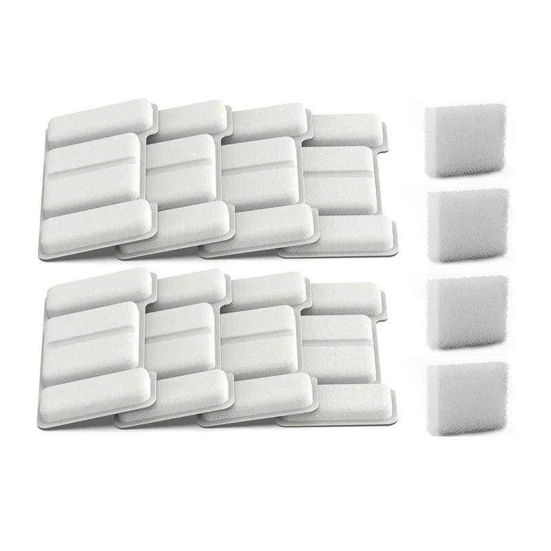 Pack Sérénité JouvenceCat : 8 Filtres Haute Performance + 4 Éponges de Pompe